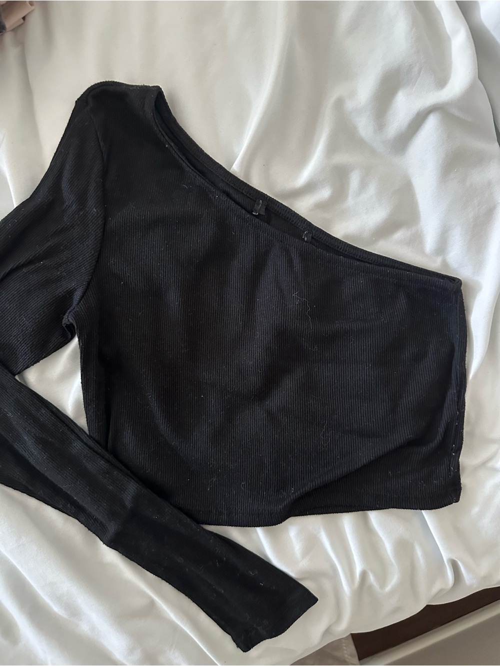 One Shoulder Crop Top